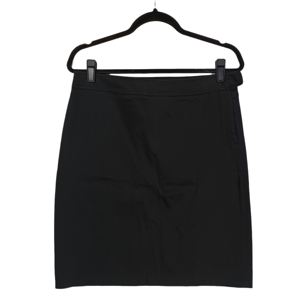 MAX STUDIO Black Mini Career Skirt 10 (Medium)